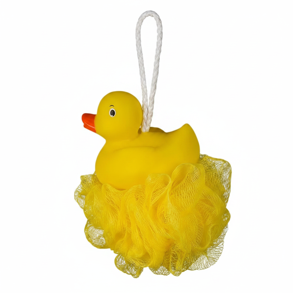 Gelber Enten-Duschschwamm