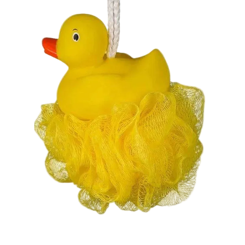 Gelber Enten-Duschschwamm