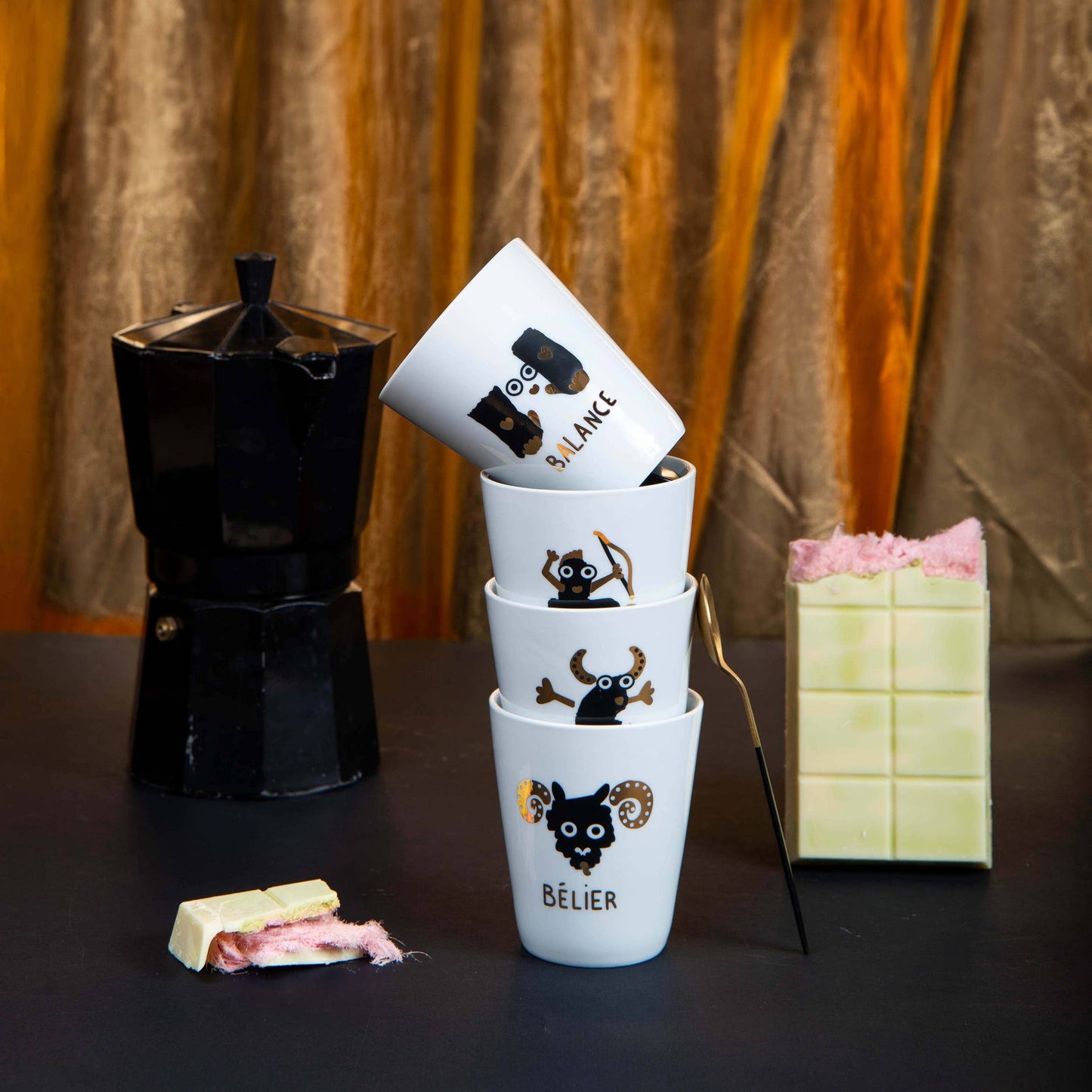 Tasse en porcelaine Signes du zodiaque