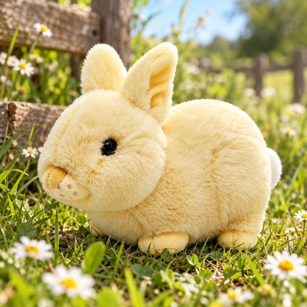 Peluches réalistes bébé lapin - Collection All About Nature