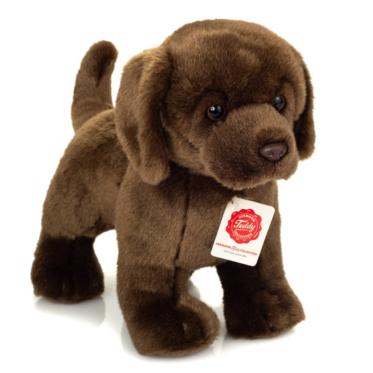 Stehendes braunes Labrador-Plüschtier