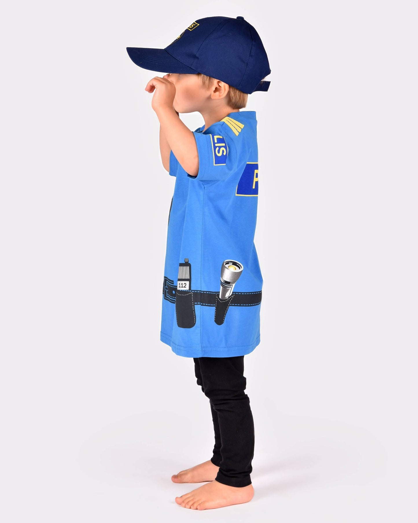 T-Shirt Polizei aus Bio-Baumwolle 98-104 cm 2-4 Jahre