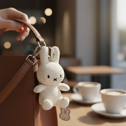 Miffy Rabbit Cord-Schlüsselanhänger