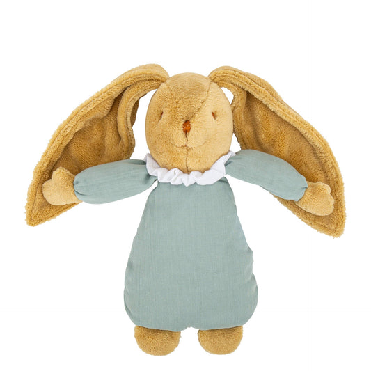 Musical Comforter Angel's Nest Rabbit - Organic Celadon Cotton