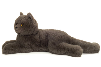 Peluche Chat Chartreux Couché - Teddy Hermann