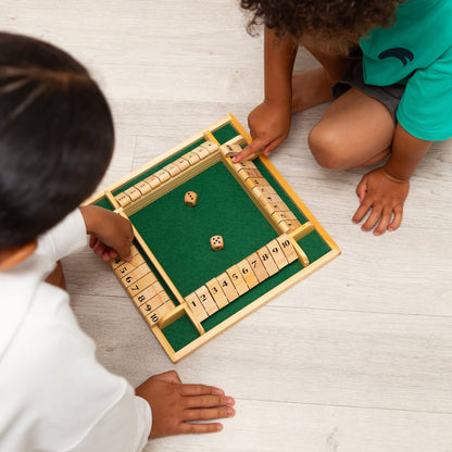 Shut the Box en Bois – 4 Joueurs