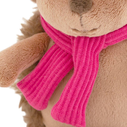 Plüschtier Fluffy, der Igel, mit Himbeermütze, 15 cm