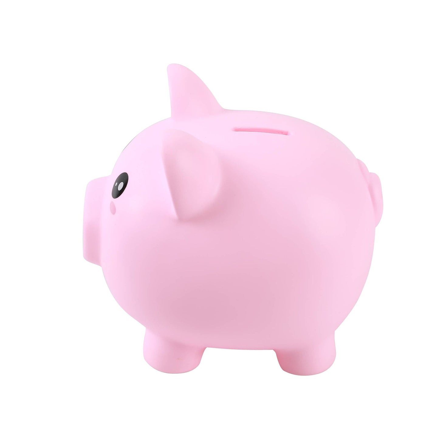 Sparschwein aus Metall, rosa