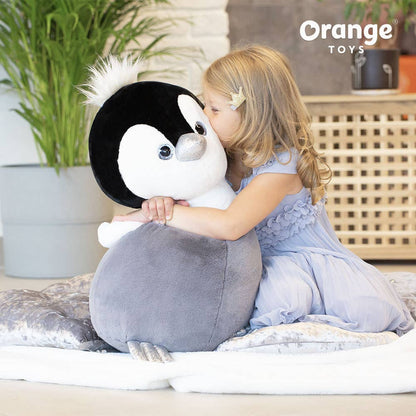 Fluffy, der graue Pinguin – Plüschtier – 22 cm – Geeignet ab 0 Monaten