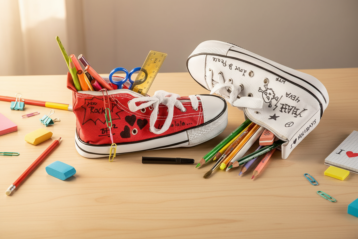 Red Donkey Doodle Schuh-Set