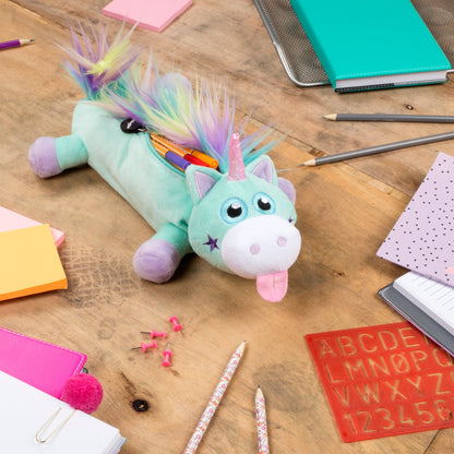 Arc-en-ciel licorne menthe Trousse scolaire