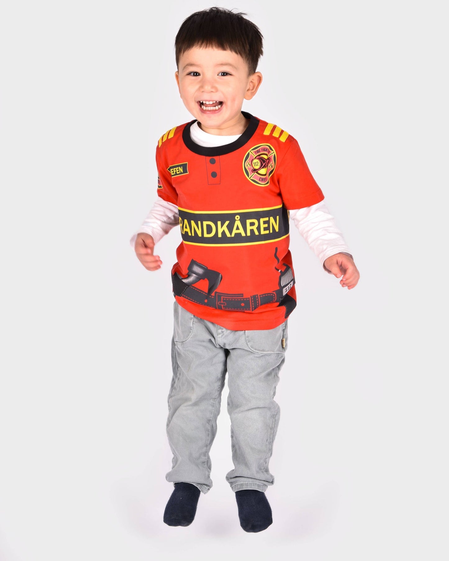 Organic cotton Fire-Fighter T-shirt 98-104 cm