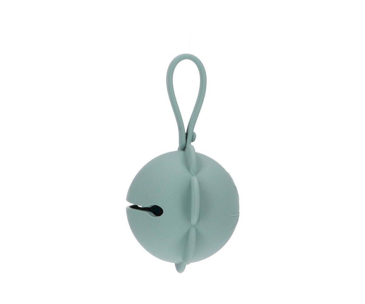 Light Sage Flower Silicone Pacifier Holder