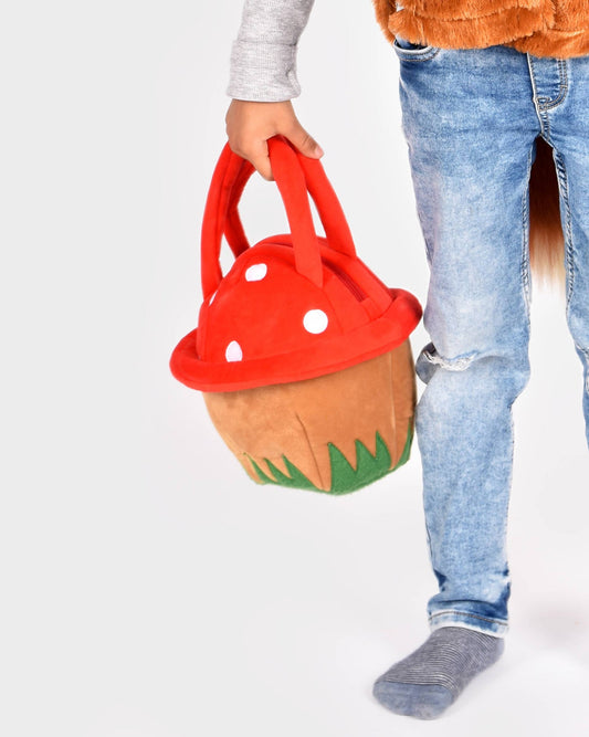 Pilztasche mit Reißverschluss 22 cm