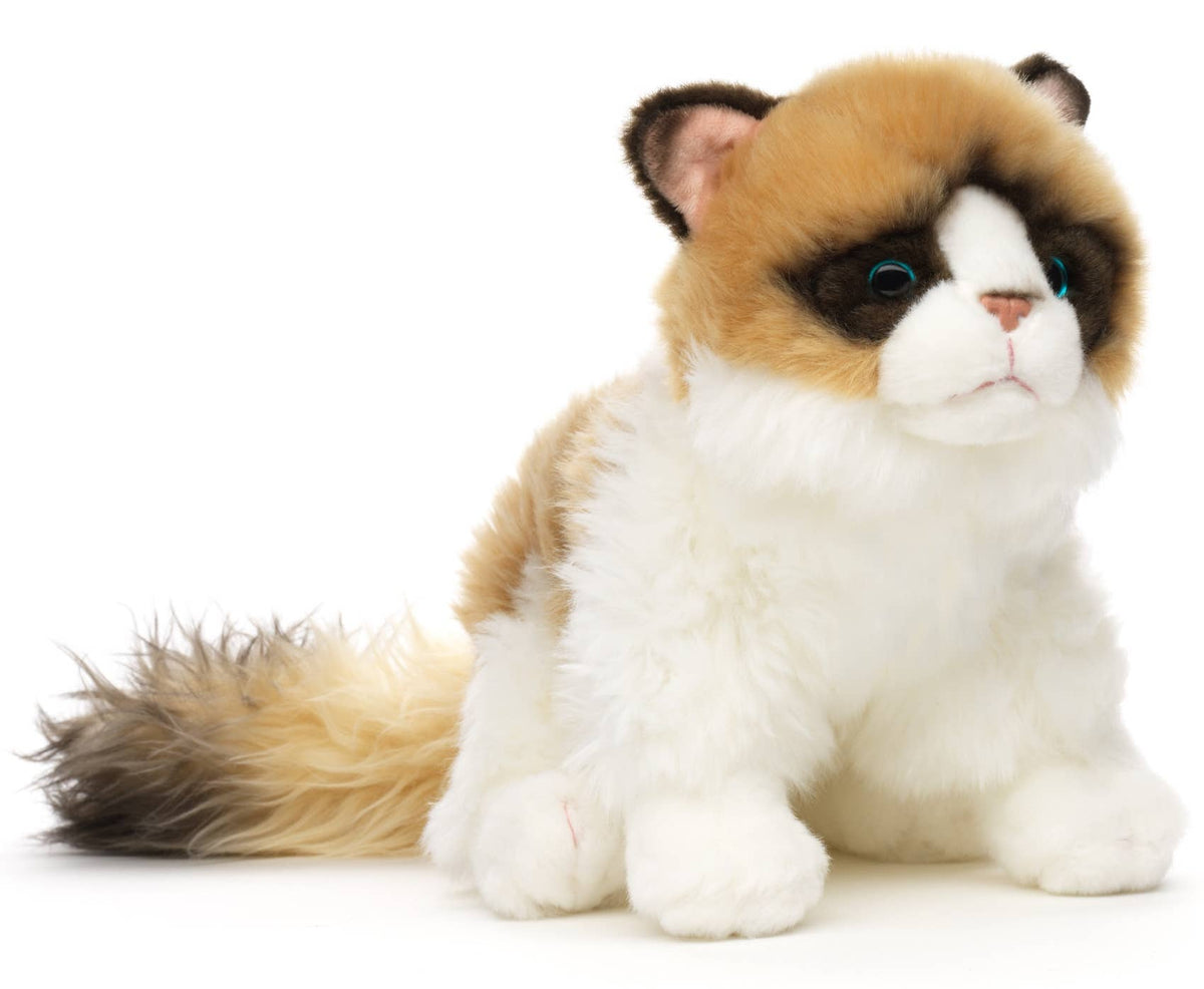 Peluche chat Ragdoll Uni Toys de 35 cm, référence HKR2326