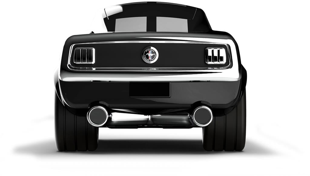 Voiture Ford Mustang Noire - Baghera