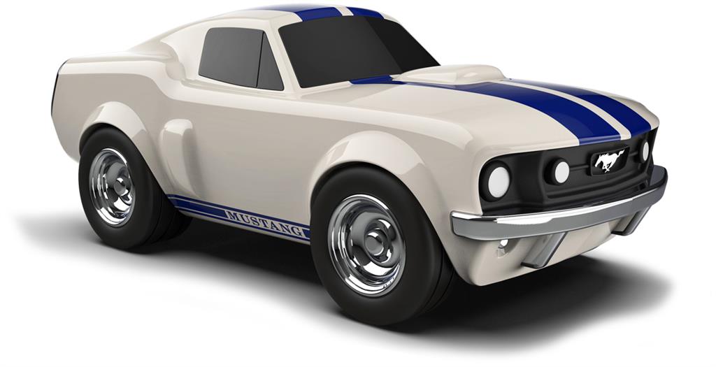 Voiture Ford Mustang Blanc Ivoire - Baghera