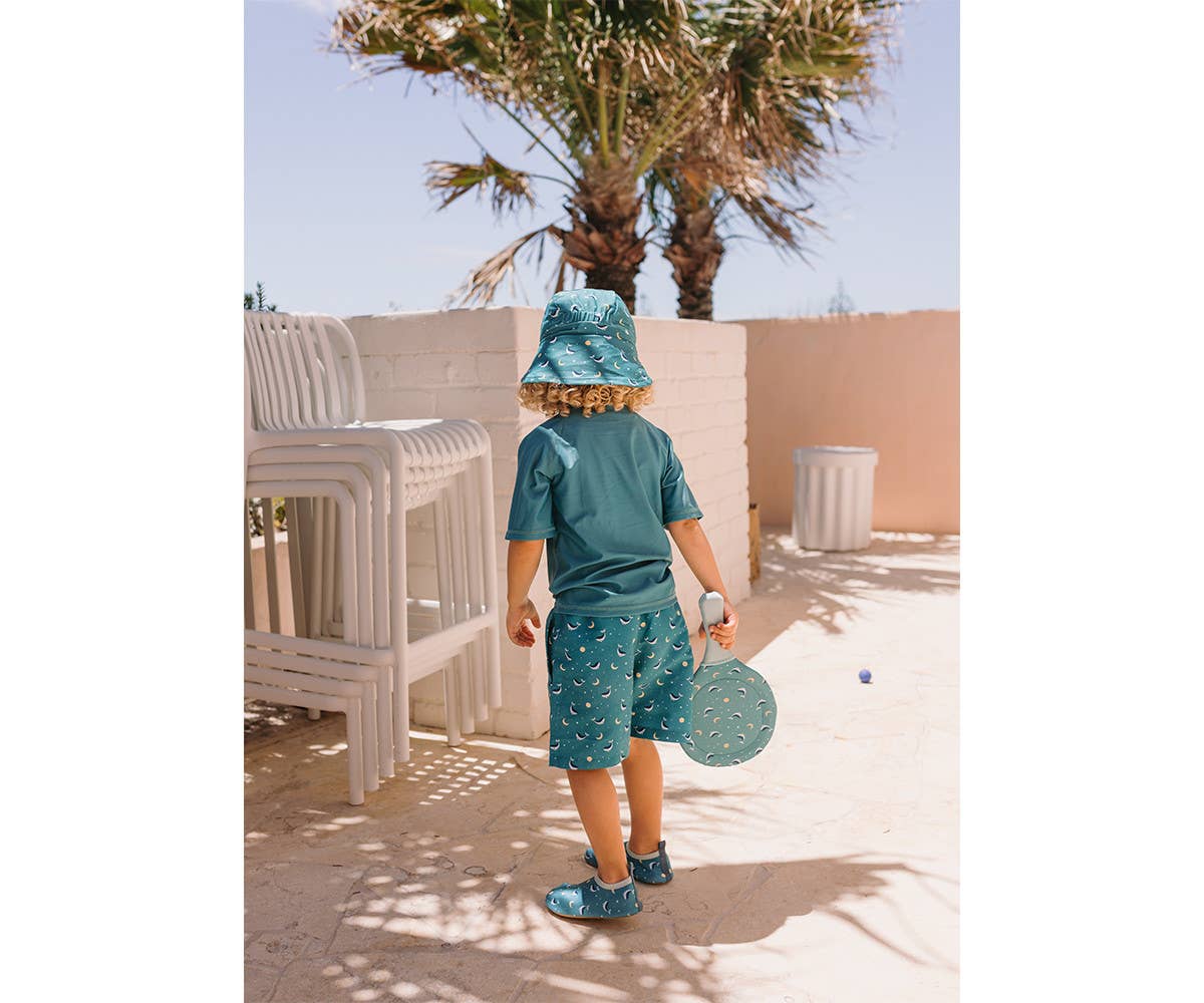 Neopren-Strandschläger Wal Teal mit Ball