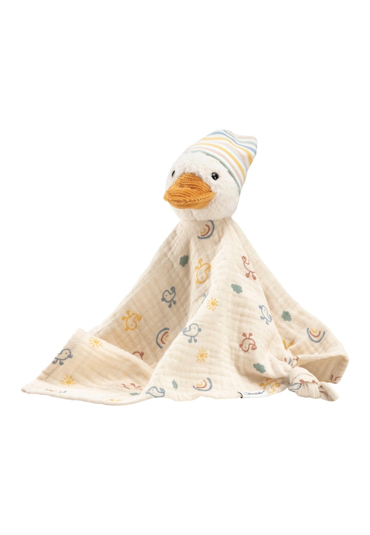 Doudou Canard Edda L avec hochet
