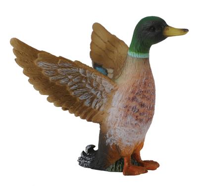 Collecta La ferme (S): CANARD COLVERT mâle 5.5x5.5x5.5cm