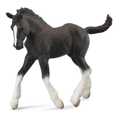 Collecta Chevaux (M): POULAIN SHIRE HORSE NOIR 10,5x3x9,5cm