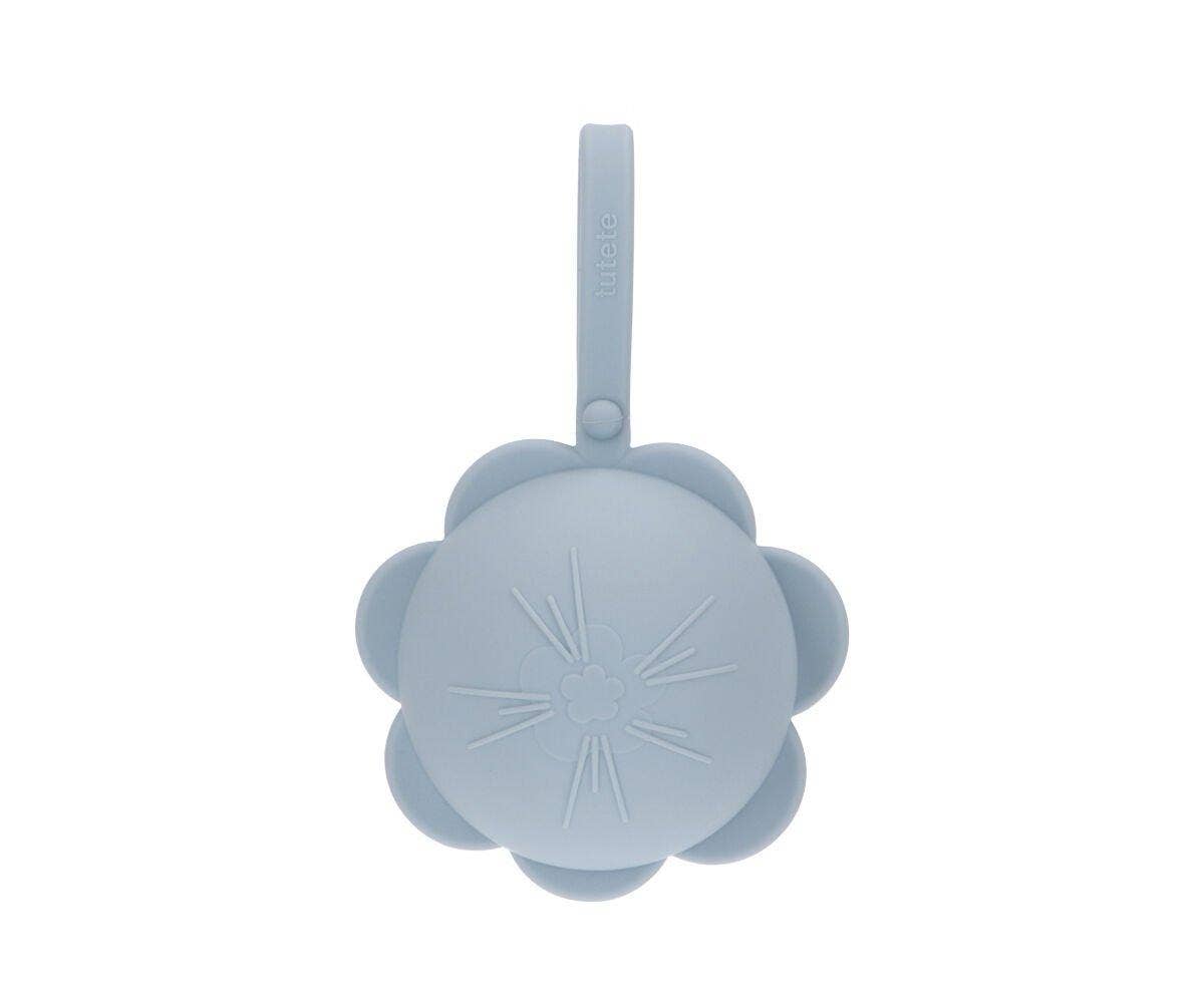 Silicone Pacifier Clip Flower Sky