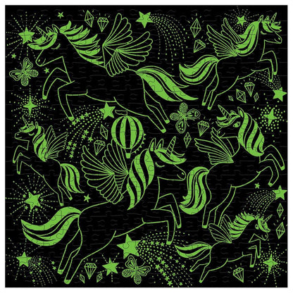 Puzzle Unicorns Glow In The Dark 300p