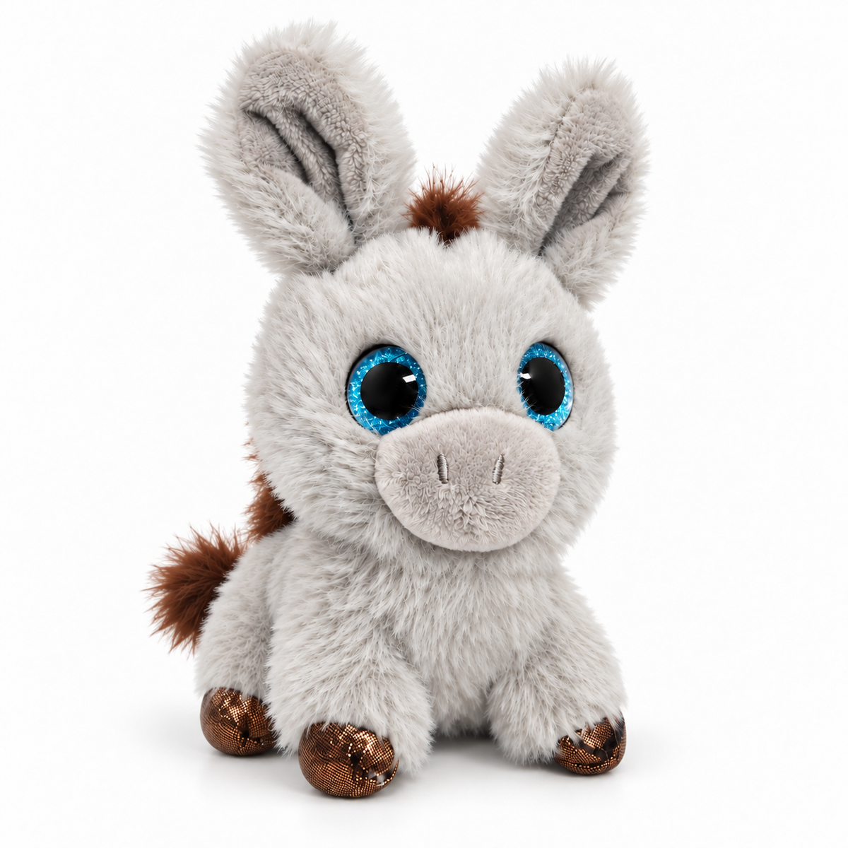 Peluche âne Orbys aux grands yeux