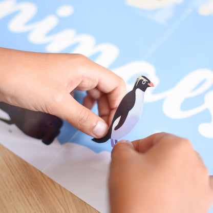 Tiere der Welt – Stickerposter – Discovery 5+