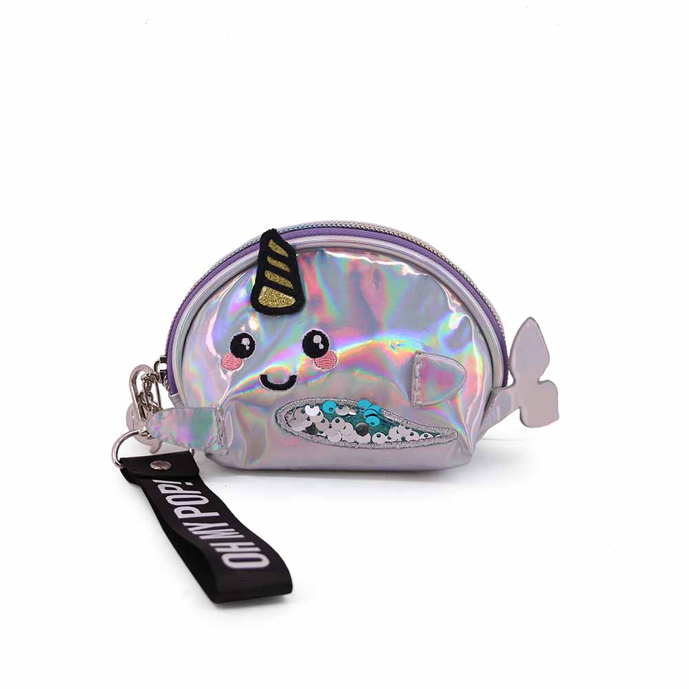 Porte-Monnaie Ovale Oh My Pop! « Narval »