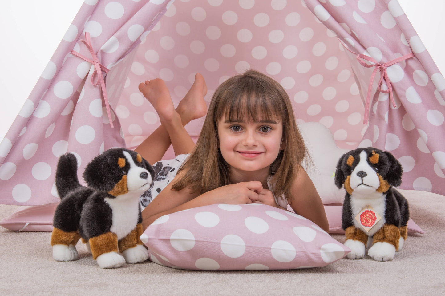Stehender Berner Sennenhundwelpe Plüschtier