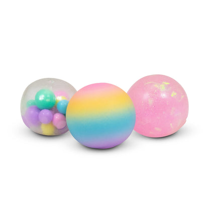 Scrunchems Licorne Diddy Squish Balls – Lot de 3