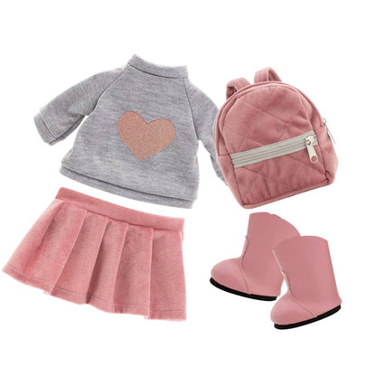 Plüsch-Kleidungsset: Urbaner Stil