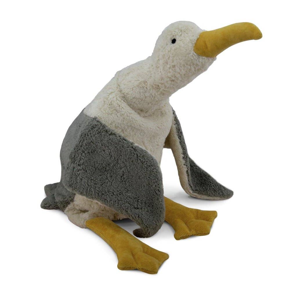 Large hand warmer in the shape of a cuddly seagull