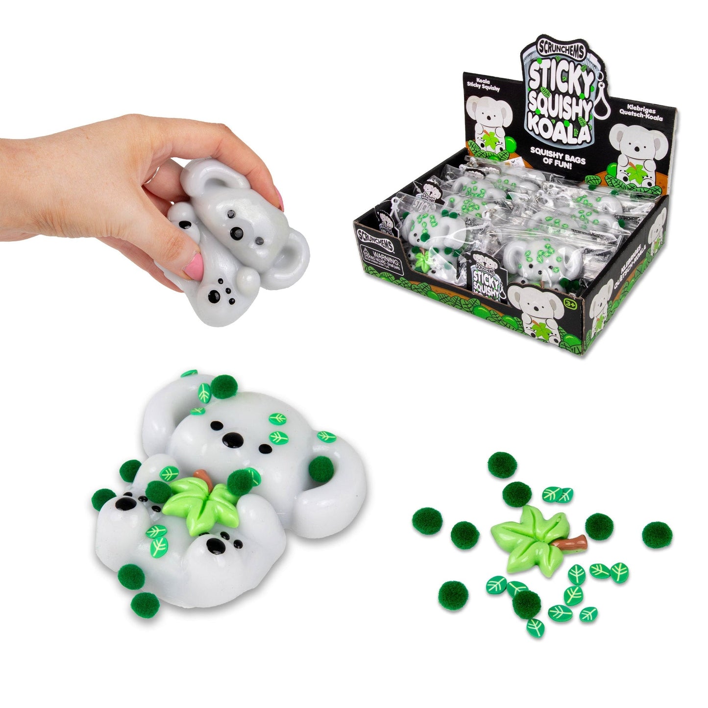 SCRUNCHEMS STICKY SQUISHY KOALA