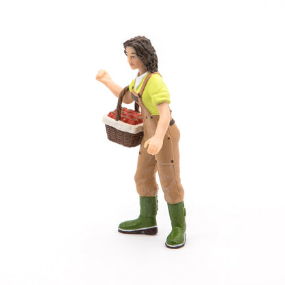 Figurine Fermière au panier