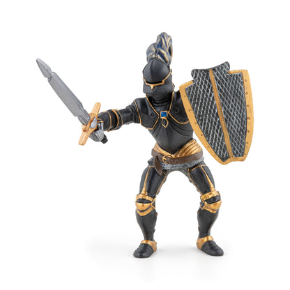 Figurine Chevalier en armure noire Papo - personnage médiéval