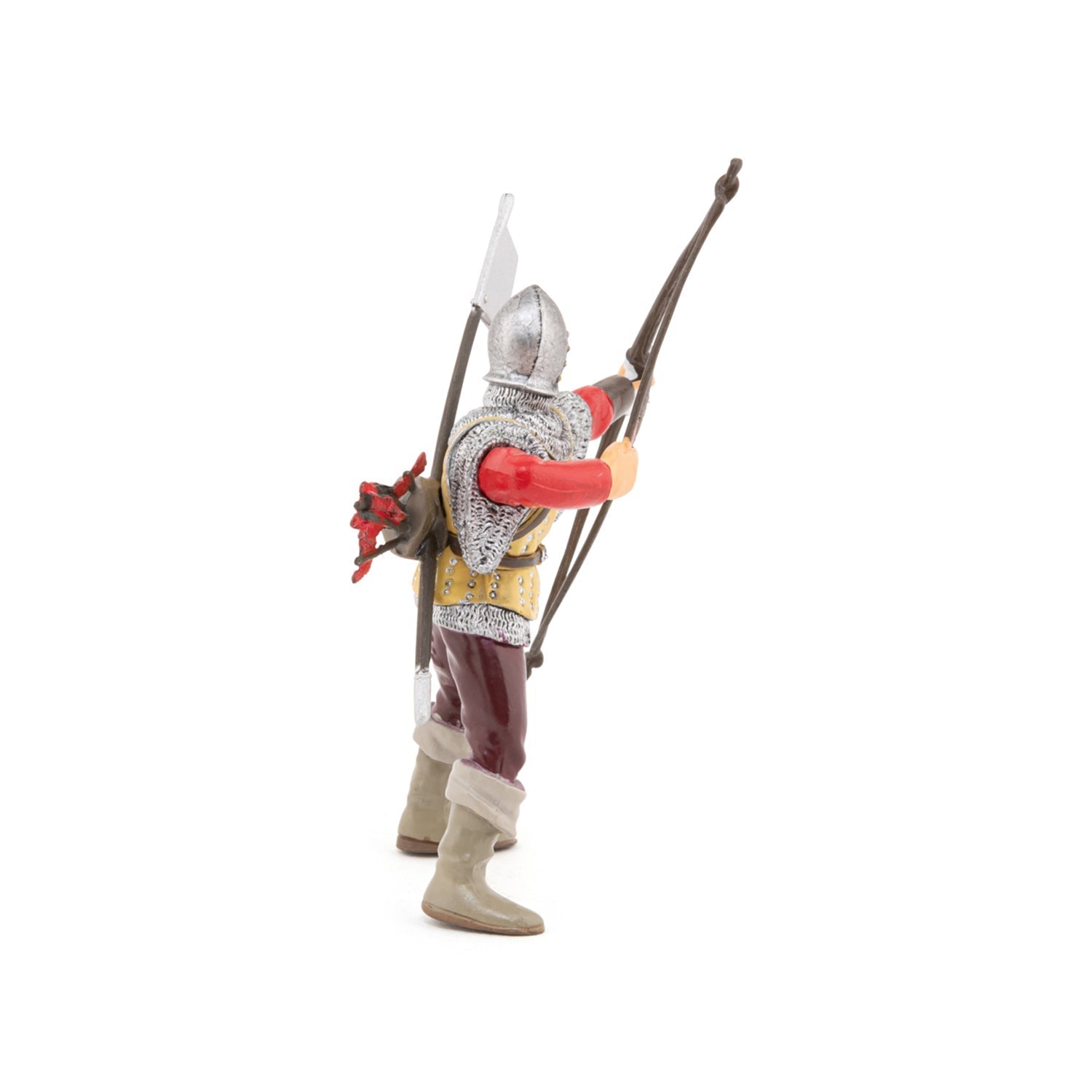 Figurine Archer rouge Papo - personnage médiéval