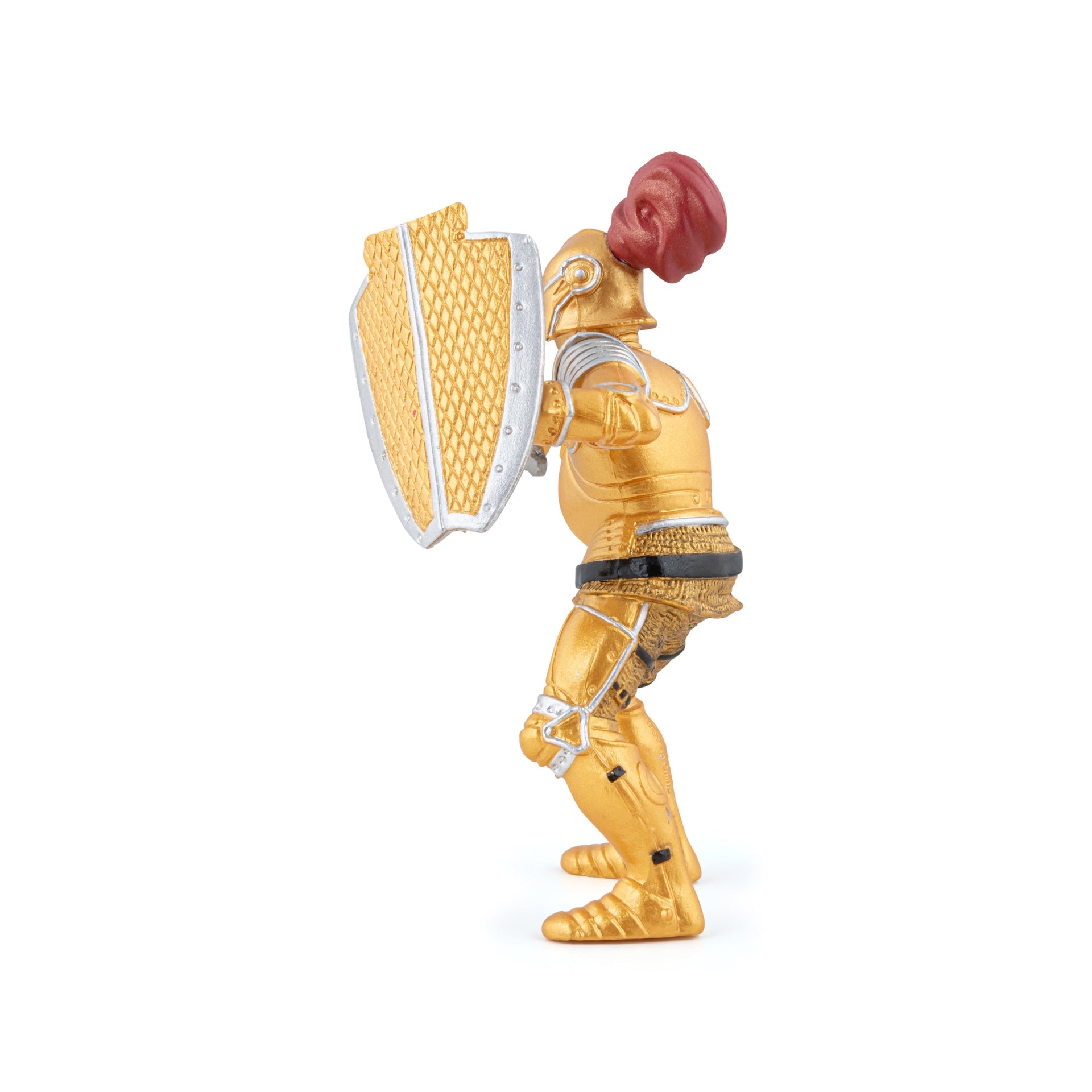 Figurine Chevalier or en armure Papo - personnage médiéval