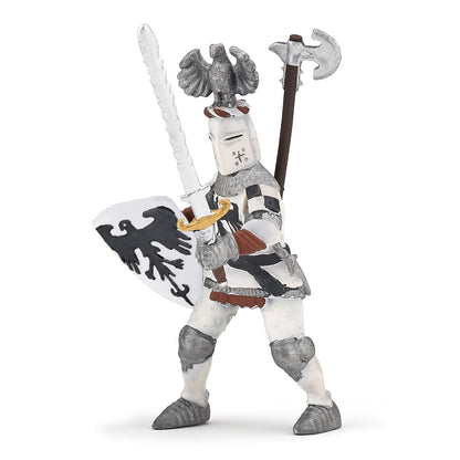 Figurine Chevalier blanc au cimier