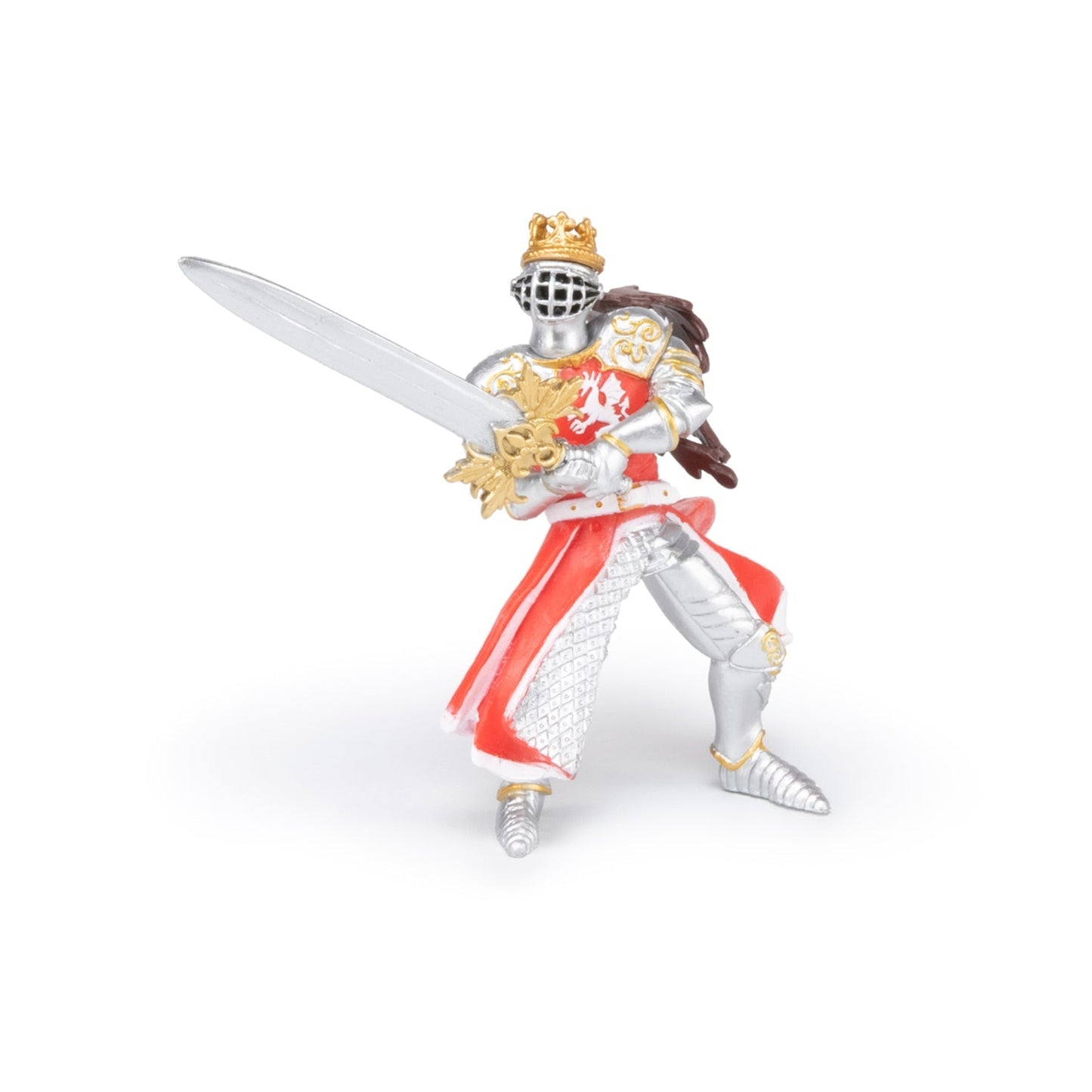 Figurine Roi au dragon à l'épée