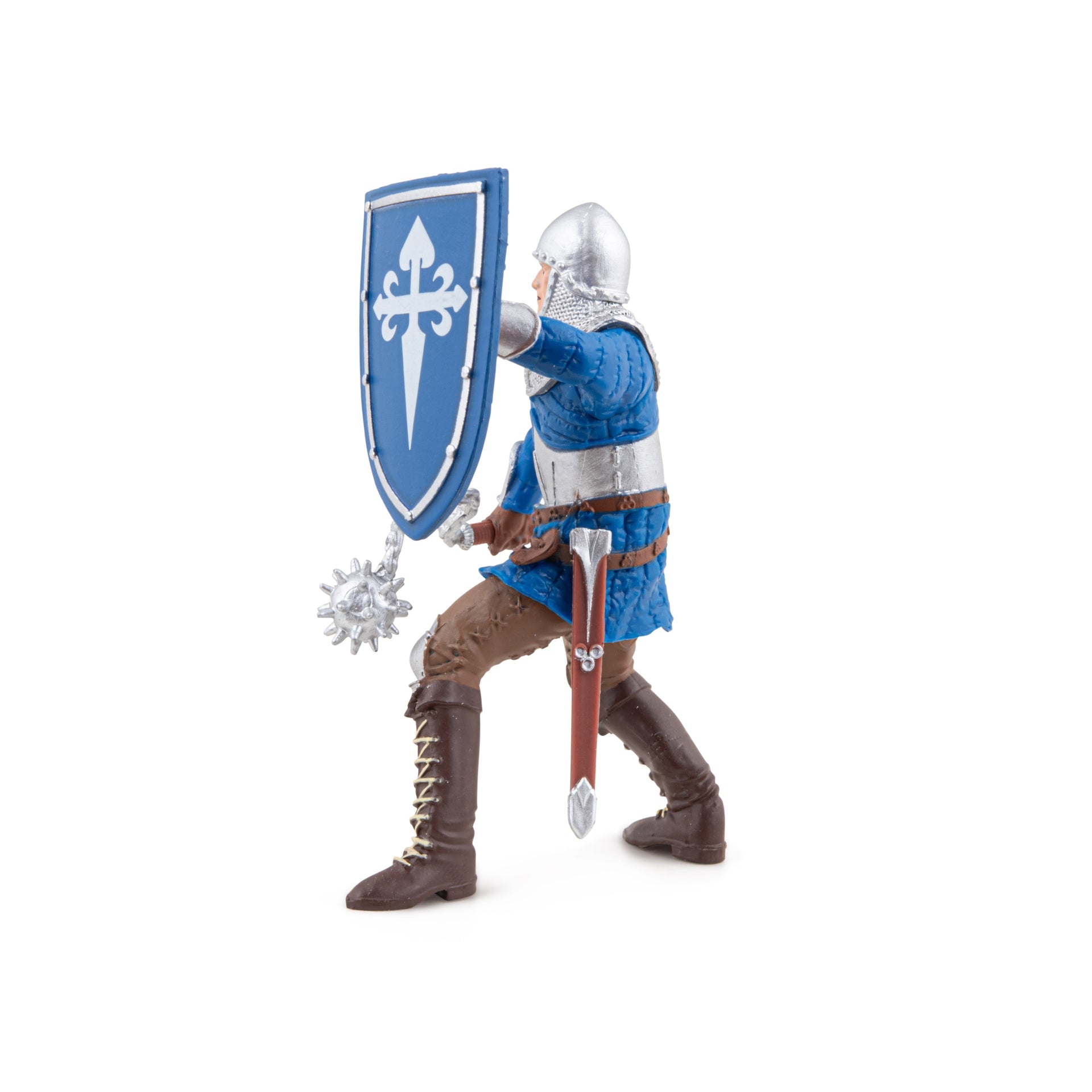 Figurine Chevalier à la masse d'arme Papo - personnage médiéval