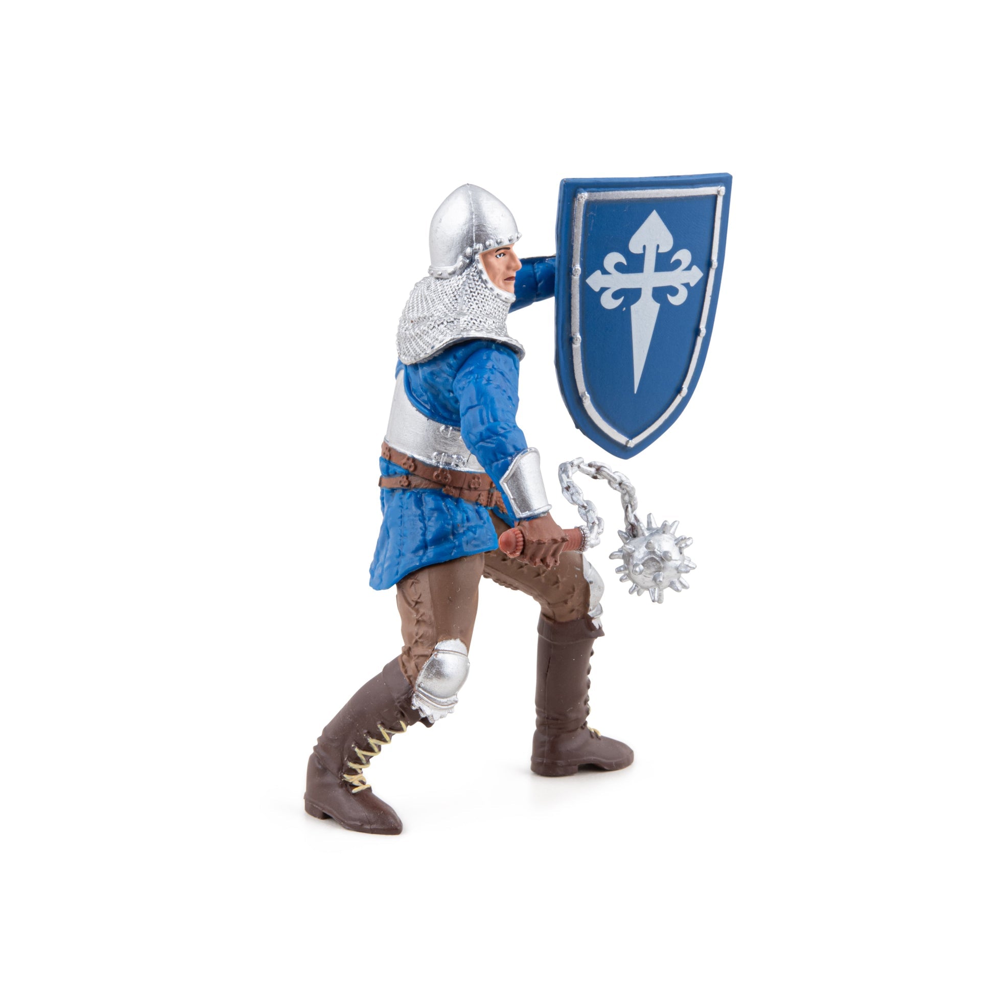 Figurine Chevalier à la masse d'arme Papo - personnage médiéval