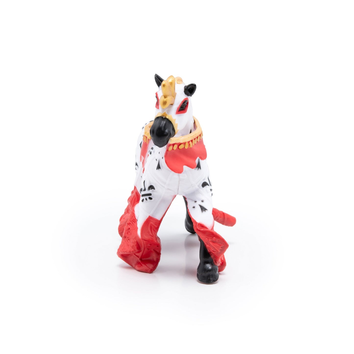 Figurine Cheval du roi Arthur rouge