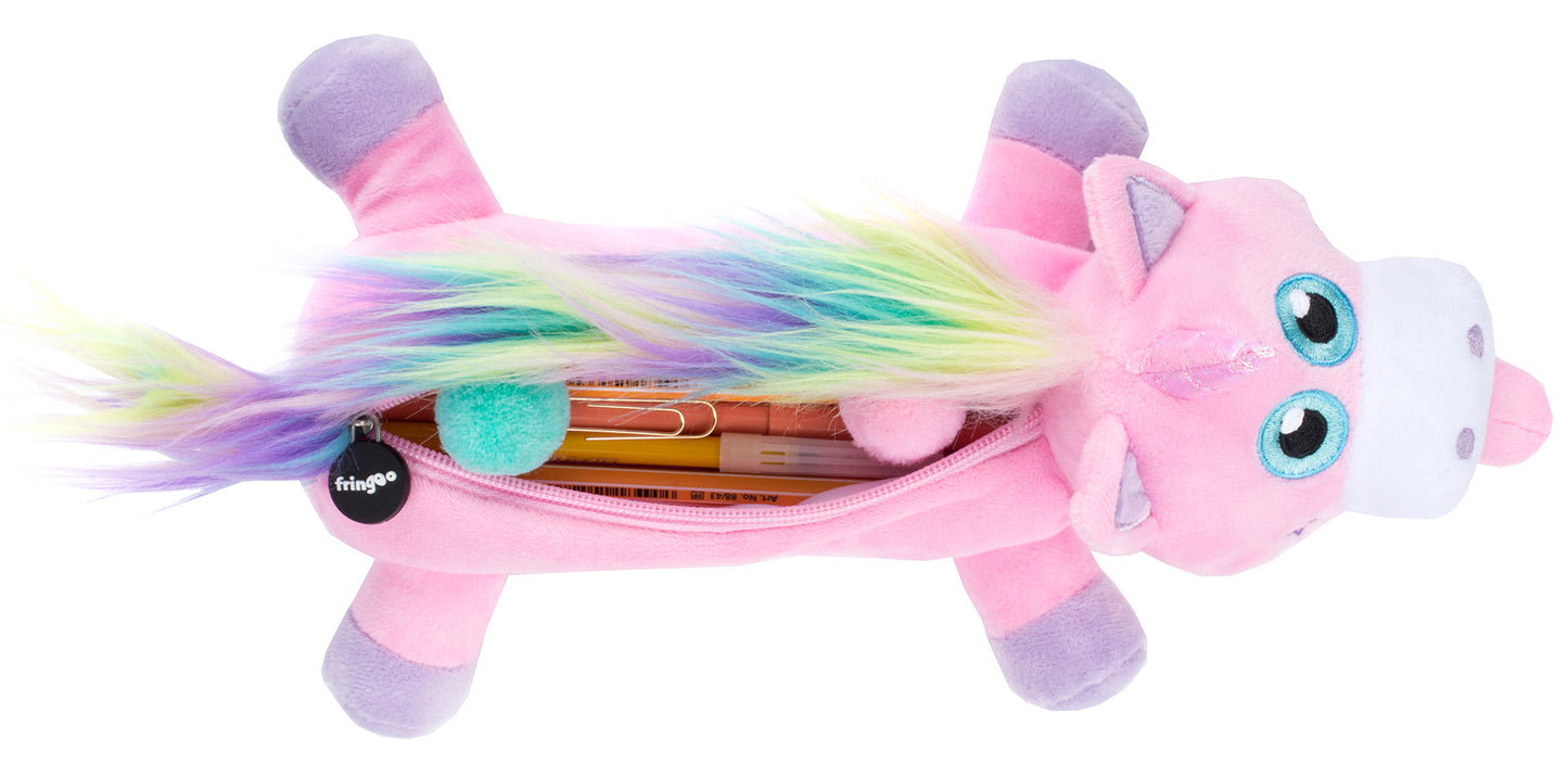 Arc-en-ciel licorne rose Trousse scolaire