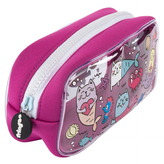 Trousse scolaire – PVC – chat sirène