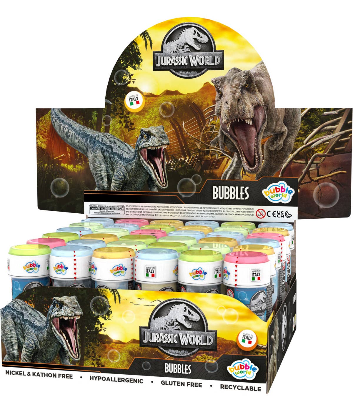 Soap Bubbles - Jurassic World (36pcs)