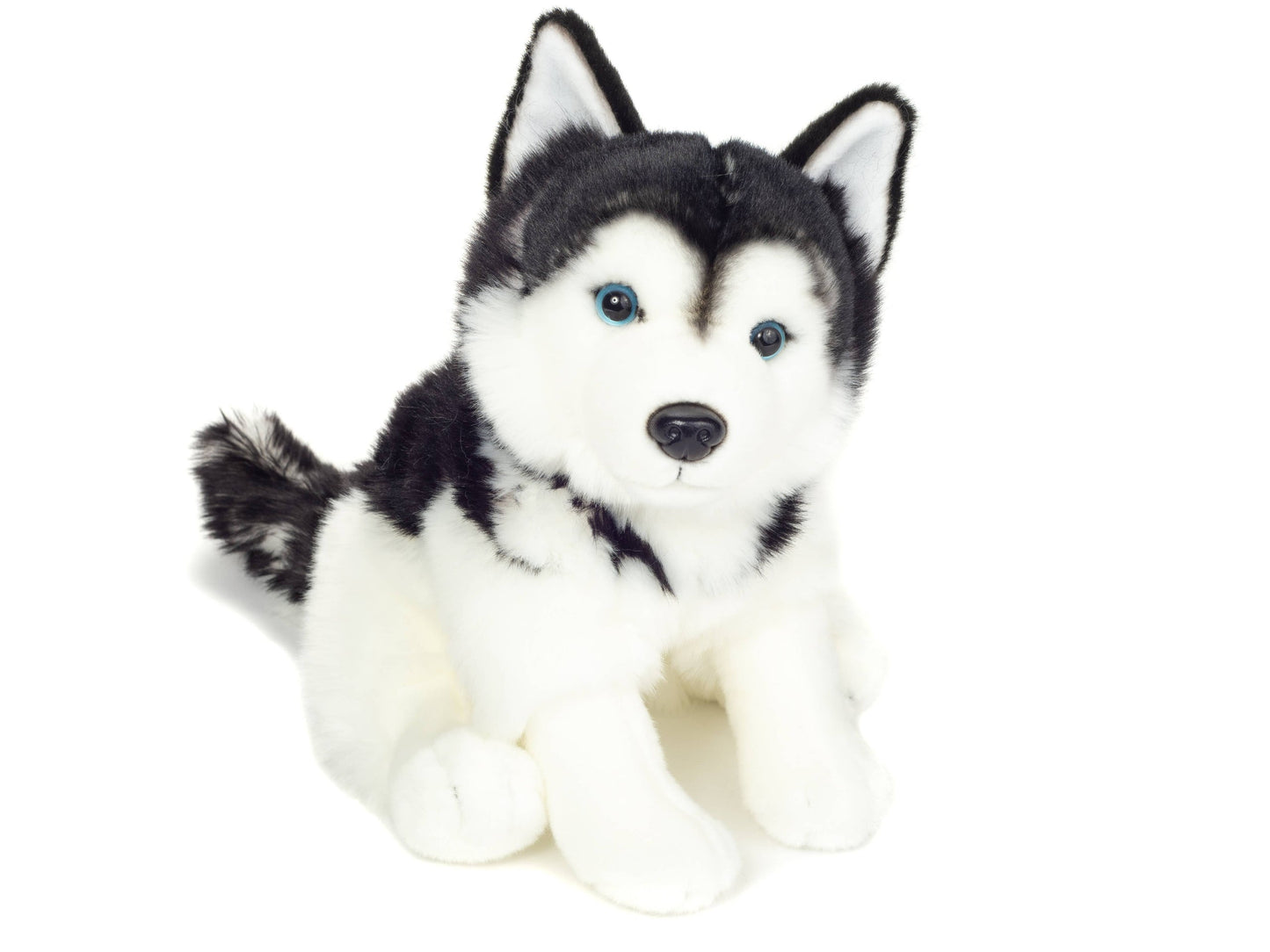 Sitzendes Husky-Plüschtier
