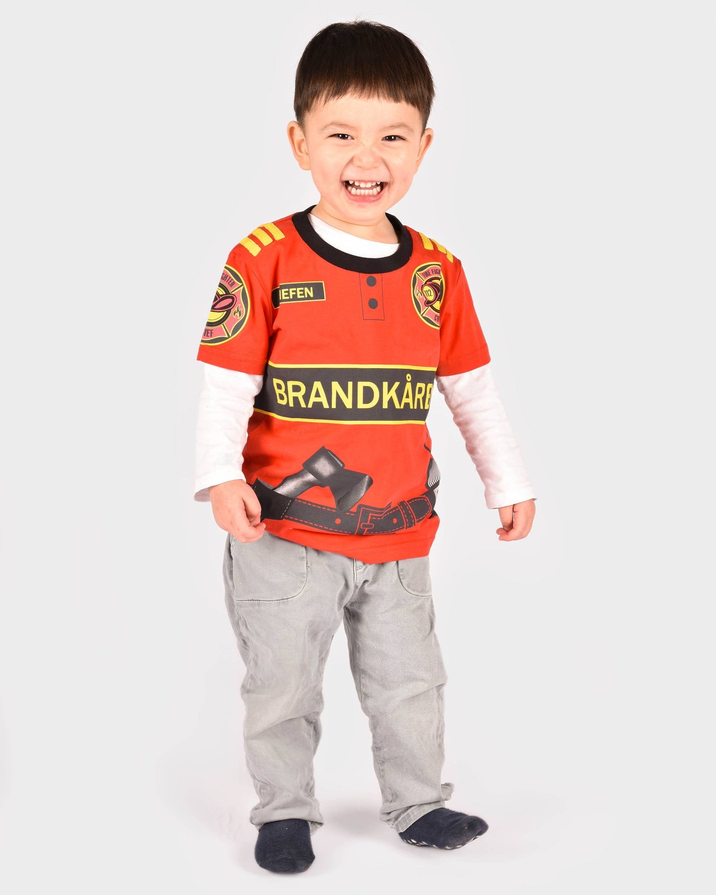 Organic cotton Fire-Fighter T-shirt 98-104 cm