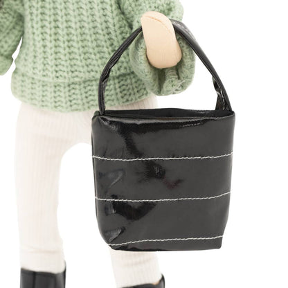 Lilu-Puppe mit grünem Pullover, 32 cm